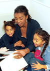 TV's Adjoa Andoh reads stories printed from the Net